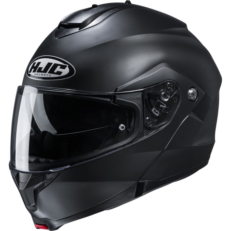 Szczękowy kask motocyklowy HJC C91 czarny matowy