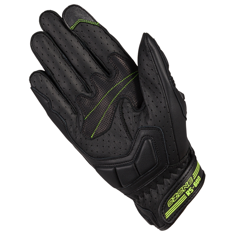 Rękawice motocyklowe Ozone RS-600 SH czarno-fluo żółte wyprzedaż