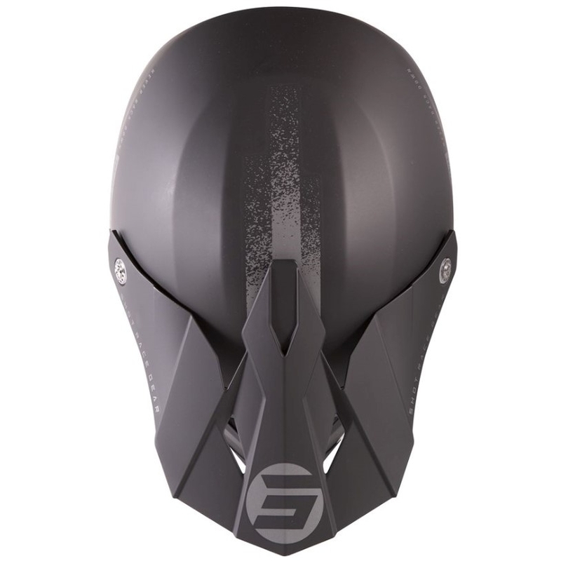 Kask motocrossowy Shot Furious Raw 2.0 black-grey outlet. wyprzedaż