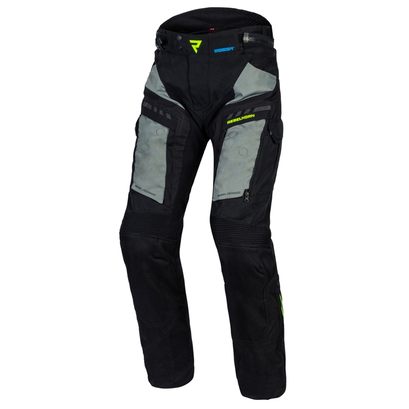 Rebelhorn Cubby IV black-grey-fluo yellow spodnie motocyklowe outlet. wyprzedaż