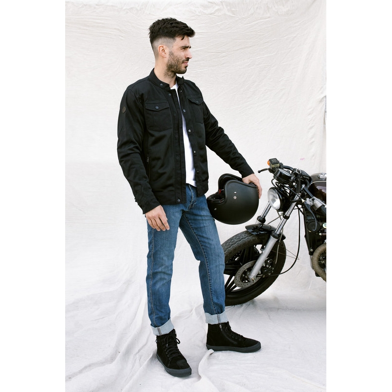 Kurtka motocyklowa BROGER California czarna wyprzedaż