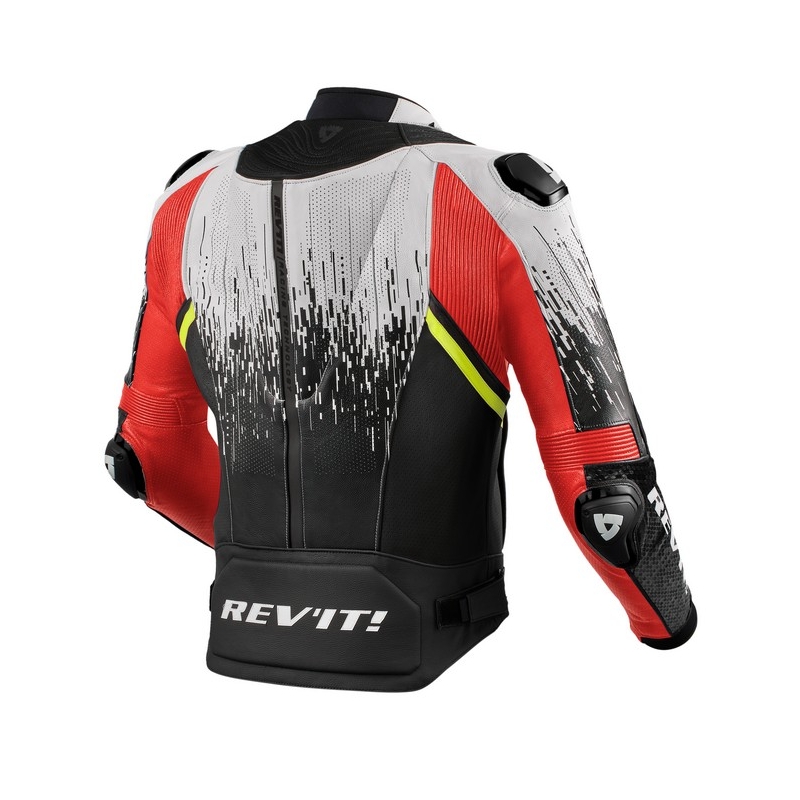 Kurtka motocyklowa Revit Quantum 2 Pro Air Black-White-Fluo Red wyprzedaż