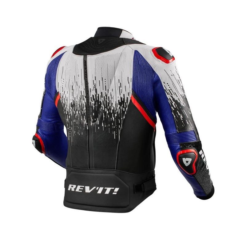 Kurtka motocyklowa Revit Quantum 2 Pro Air czarna, biała i niebieska wyprzedaż