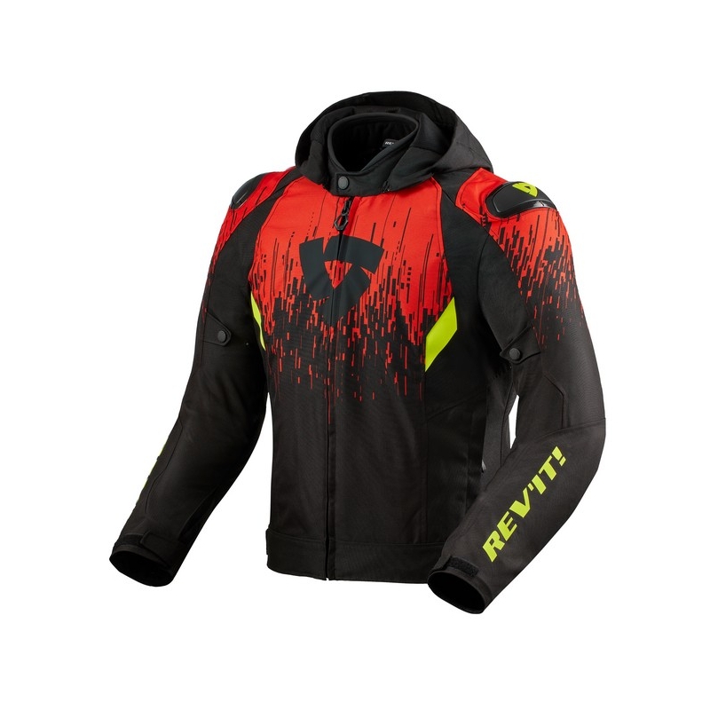 Revit Quantum 2 H2O kurtka motocyklowa czarno-czerwona wyprzedaż