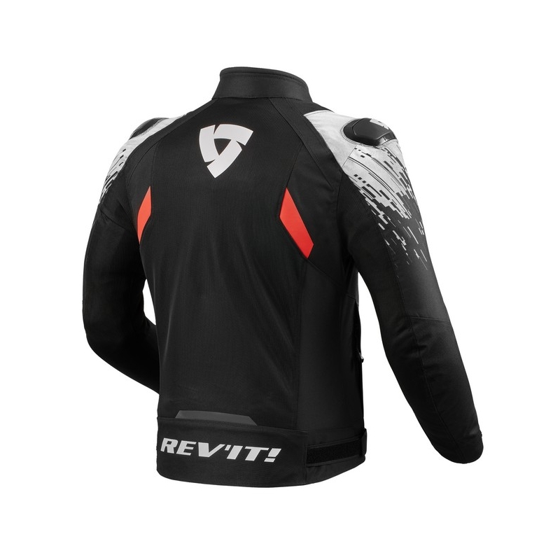 Revit Quantum 2 Air czarno-biała kurtka motocyklowa wyprzedaż