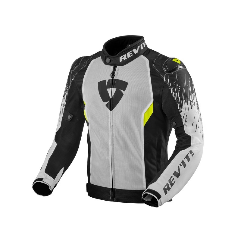Kurtka motocyklowa Revit Quantum 2 Air biało-czarna wyprzedaż