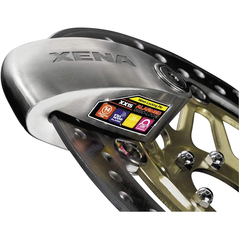 Blokada hamulca tarczowego XENA XX15 Bluetooth srebrna