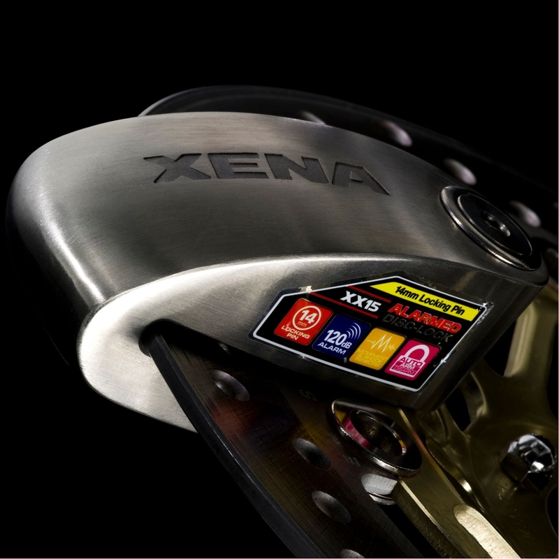 Blokada hamulca tarczowego XENA XX15 Bluetooth srebrna