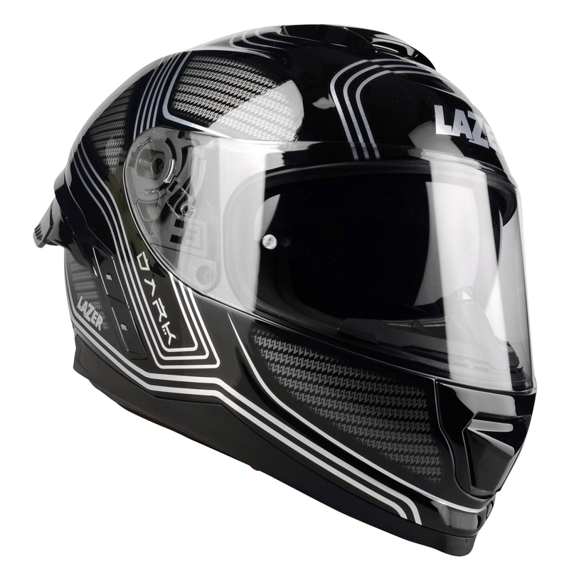 Integralny kask motocyklowy Lazer Rafale SR Darkside czarno-szary