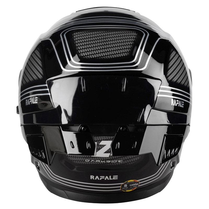 Integralny kask motocyklowy Lazer Rafale SR Darkside czarno-szary