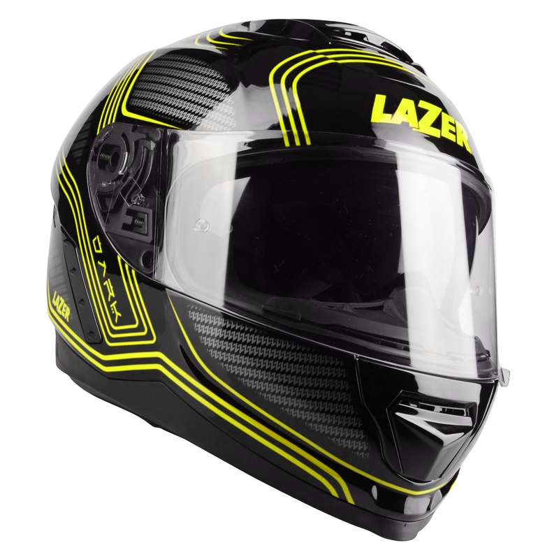 Integralny kask motocyklowy Lazer Rafale EVO Darkside czarno-szaro-fluo żółty wyprzedaż