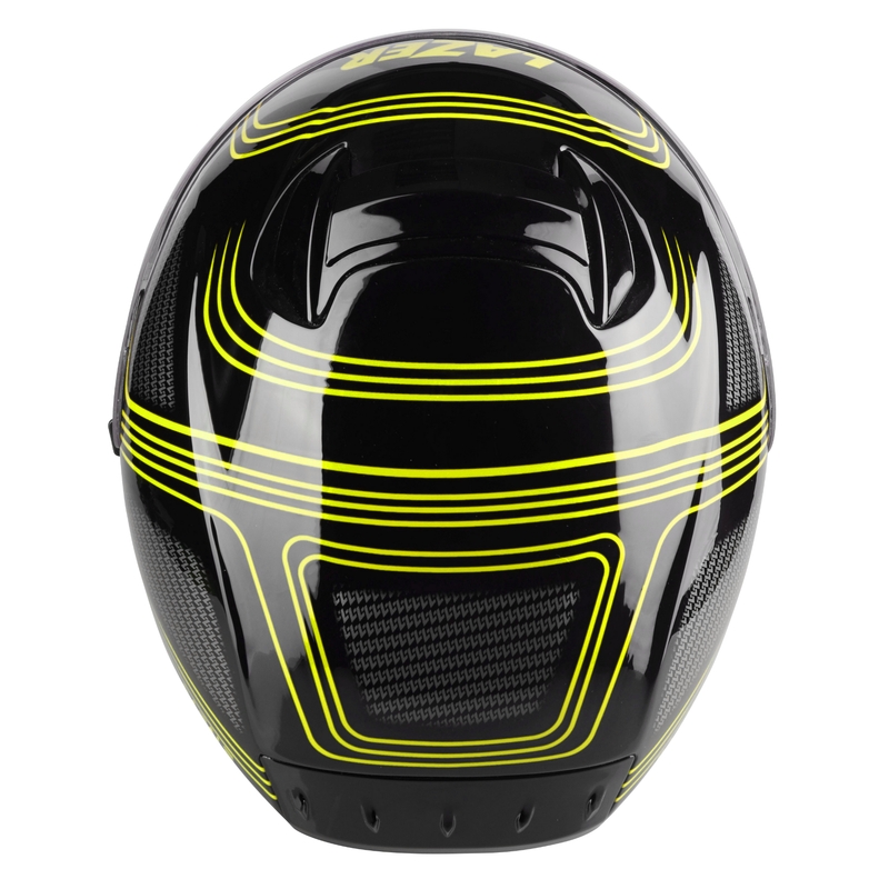 Integralny kask motocyklowy Lazer Rafale EVO Darkside czarno-szaro-fluo żółty wyprzedaż