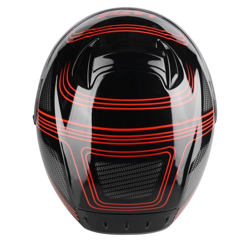 Integralny kask motocyklowy Lazer Rafale Darkside czarno-szaro-czerwony