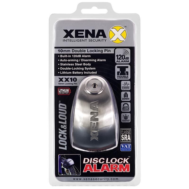 Blokada hamulca tarczowego XENA XX10 srebrna