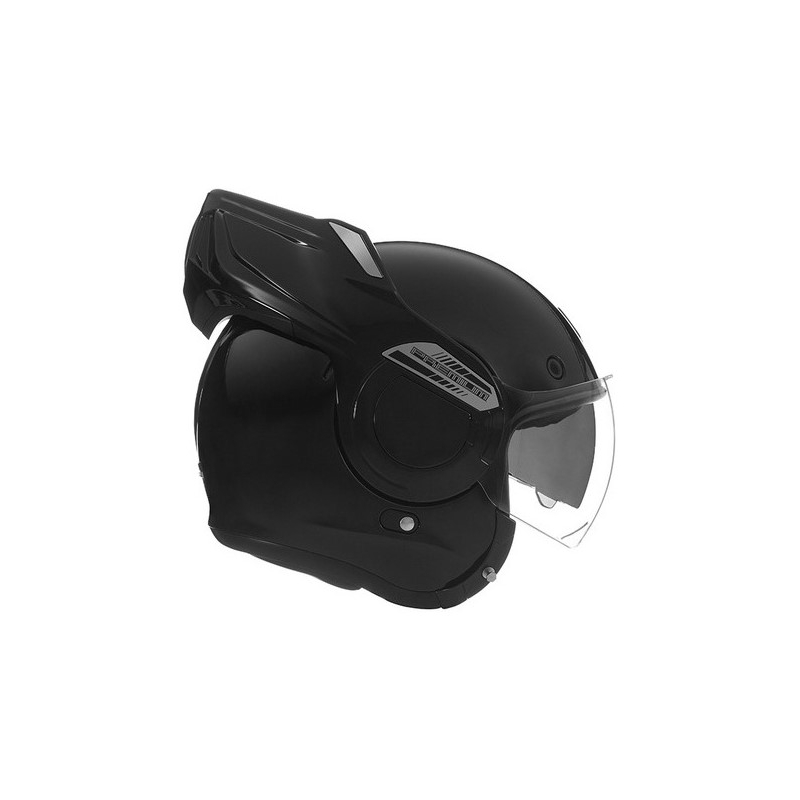 Kask z podnoszoną szczęką NOX PREMIUM Stratos czarny połysk