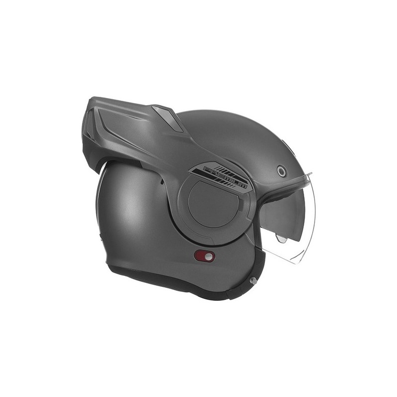 Kask z podnoszoną szczęką NOX PREMIUM Stratos srebrny matowy