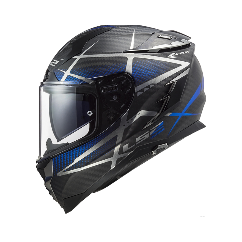 Integralny kask motocyklowy LS2 FF327 Challenger C Konic black-grey-blue wyprzedaż