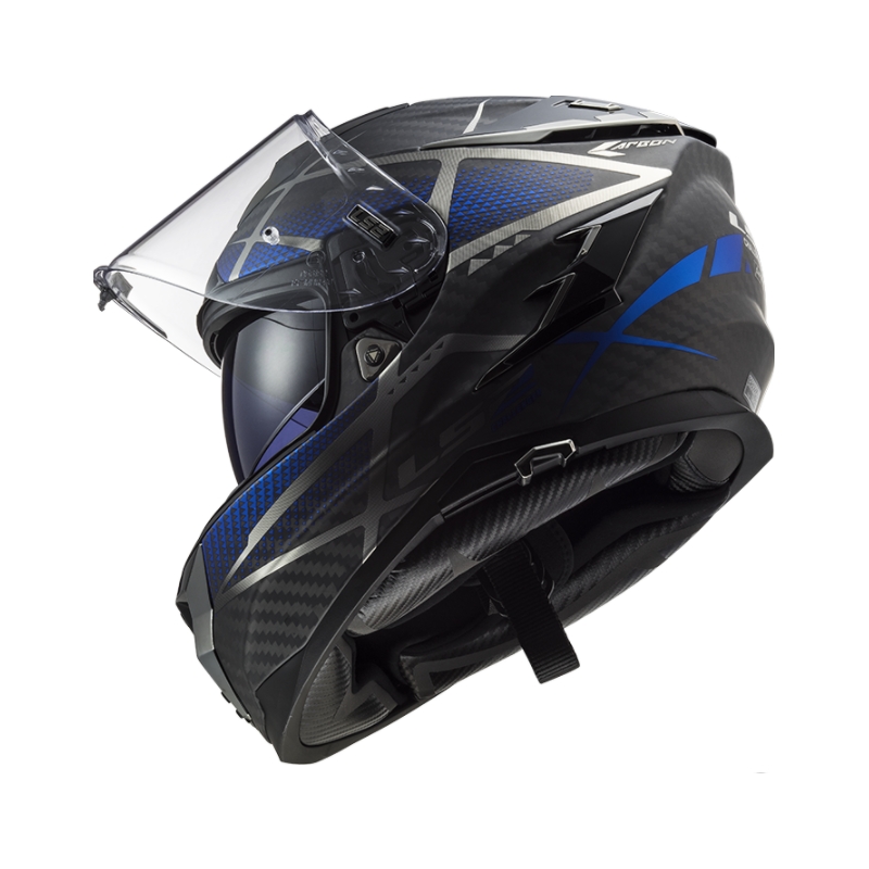 Integralny kask motocyklowy LS2 FF327 Challenger C Konic black-grey-blue wyprzedaż