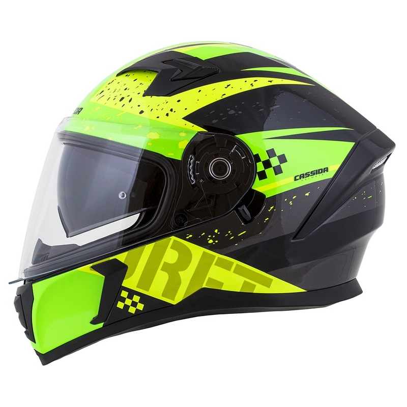 Kask integralny Cassida Integral 3.0 DRFT zielono-żółty