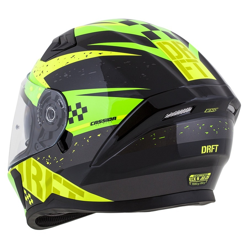 Kask integralny Cassida Integral 3.0 DRFT zielono-żółty