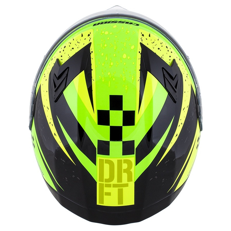 Kask integralny Cassida Integral 3.0 DRFT zielono-żółty
