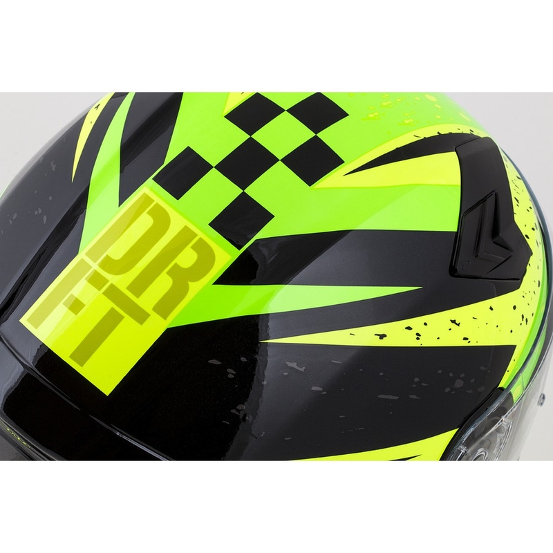 Kask integralny Cassida Integral 3.0 DRFT zielono-żółty