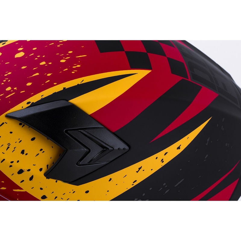 Kask integralny Cassida Integral 3.0 DRFT pomarańczowo-fluo-czerwony