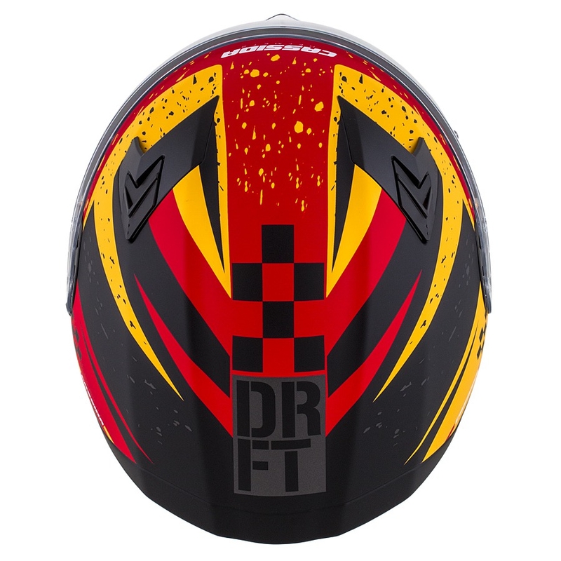 Kask integralny Cassida Integral 3.0 DRFT pomarańczowo-fluo-czerwony