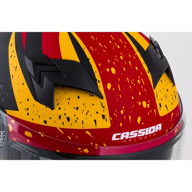 Kask integralny Cassida Integral 3.0 DRFT pomarańczowo-fluo-czerwony