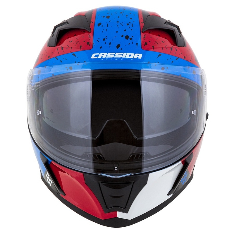 Kask integralny Cassida Integral 3.0 DRFT czerwono-perłowy niebieski