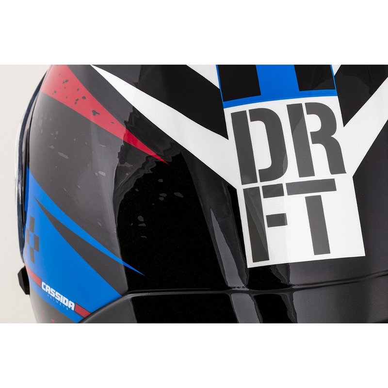 Kask integralny Cassida Integral 3.0 DRFT czerwono-perłowy niebieski