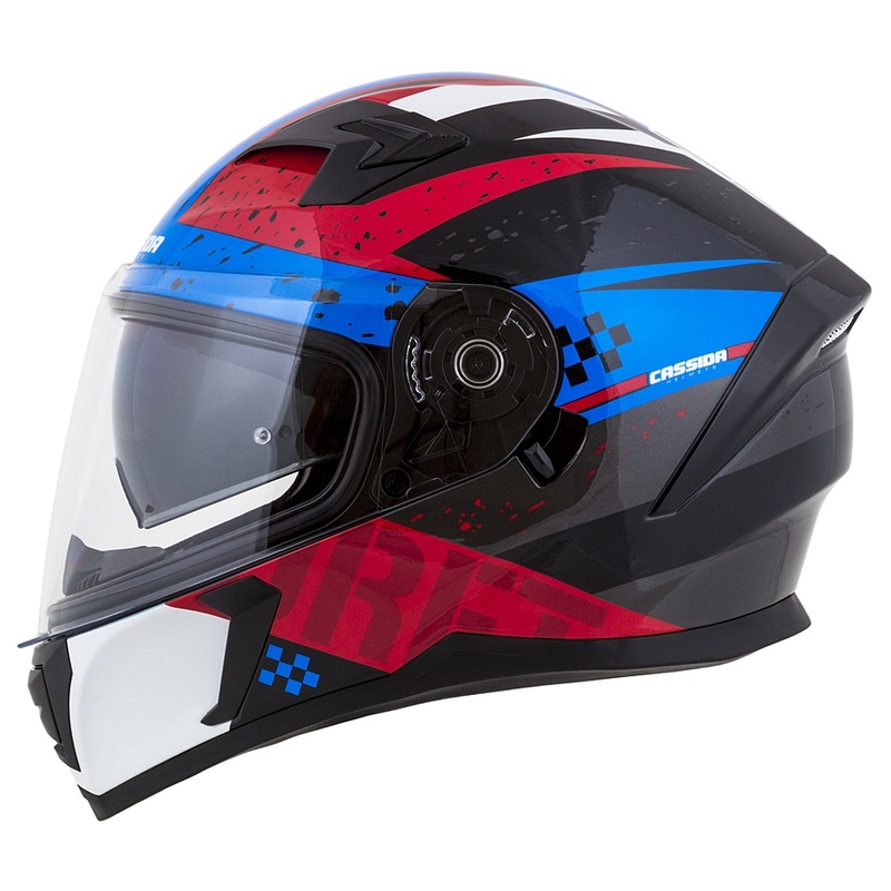 Kask integralny Cassida Integral 3.0 DRFT czerwono-perłowy niebieski
