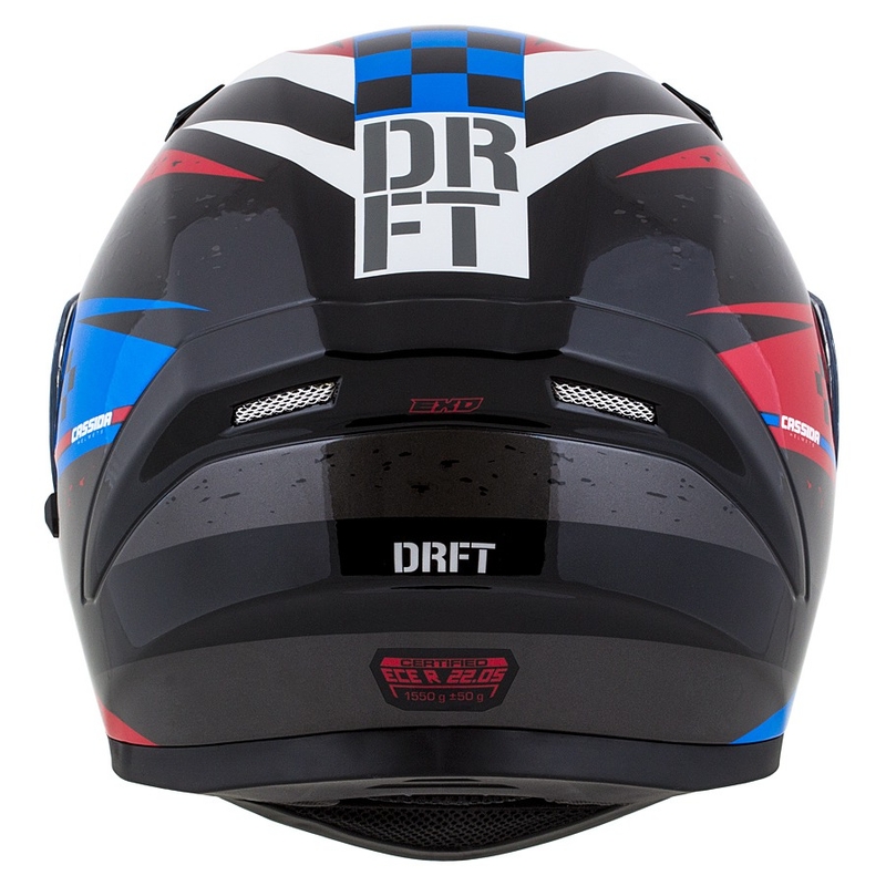 Kask integralny Cassida Integral 3.0 DRFT czerwono-perłowy niebieski