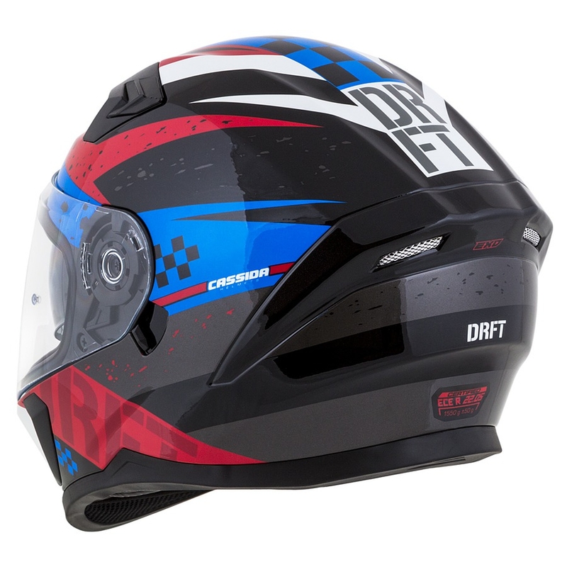 Kask integralny Cassida Integral 3.0 DRFT czerwono-perłowy niebieski