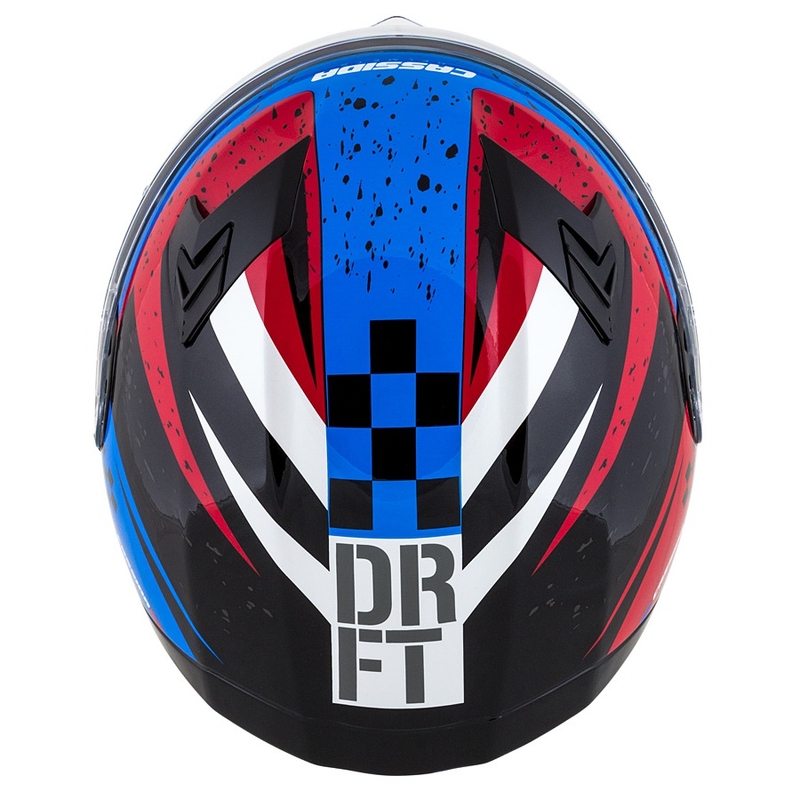 Kask integralny Cassida Integral 3.0 DRFT czerwono-perłowy niebieski