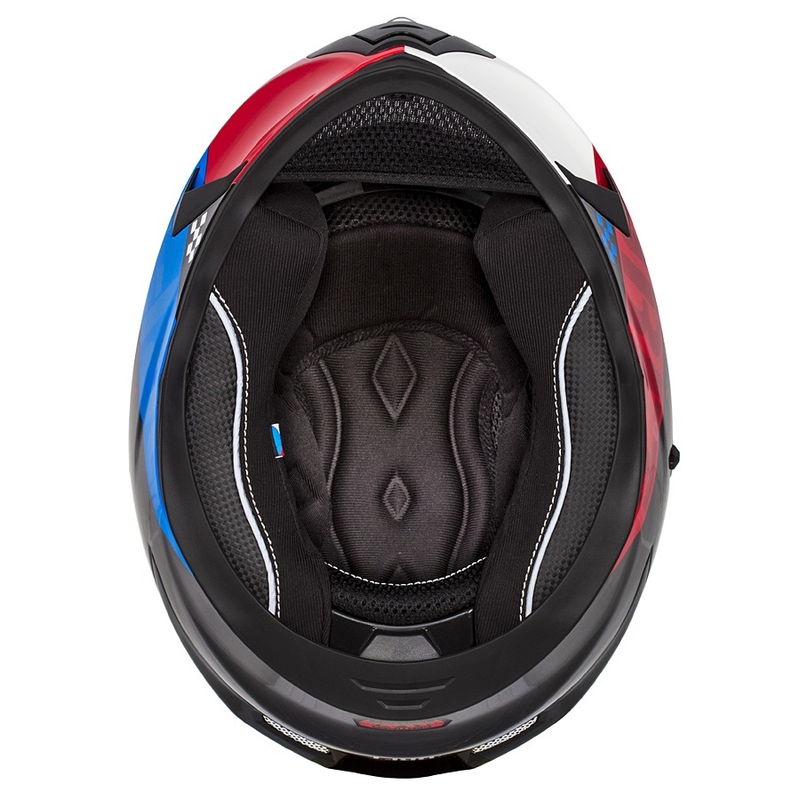 Kask integralny Cassida Integral 3.0 DRFT czerwono-perłowy niebieski
