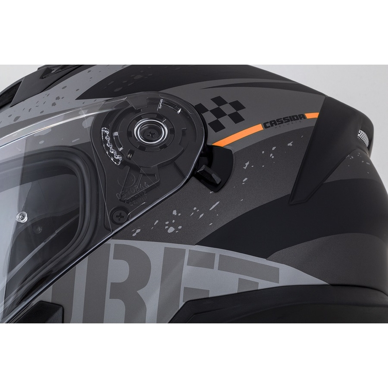 Kask integralny Cassida Integral 3.0 DRFT matowy szaro-czarno-pomarańczowy