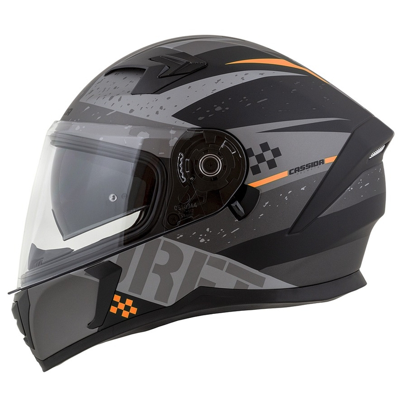 Kask integralny Cassida Integral 3.0 DRFT matowy szaro-czarno-pomarańczowy