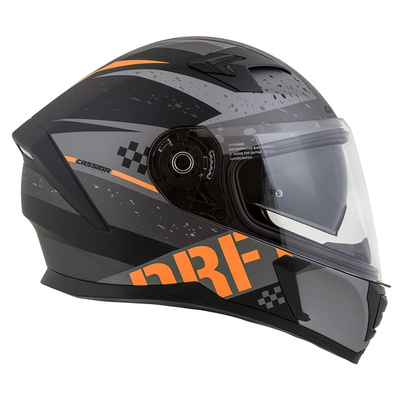 Kask integralny Cassida Integral 3.0 DRFT matowy szaro-czarno-pomarańczowy