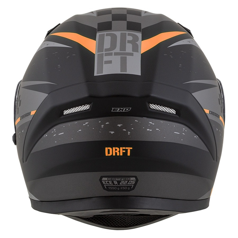 Kask integralny Cassida Integral 3.0 DRFT matowy szaro-czarno-pomarańczowy