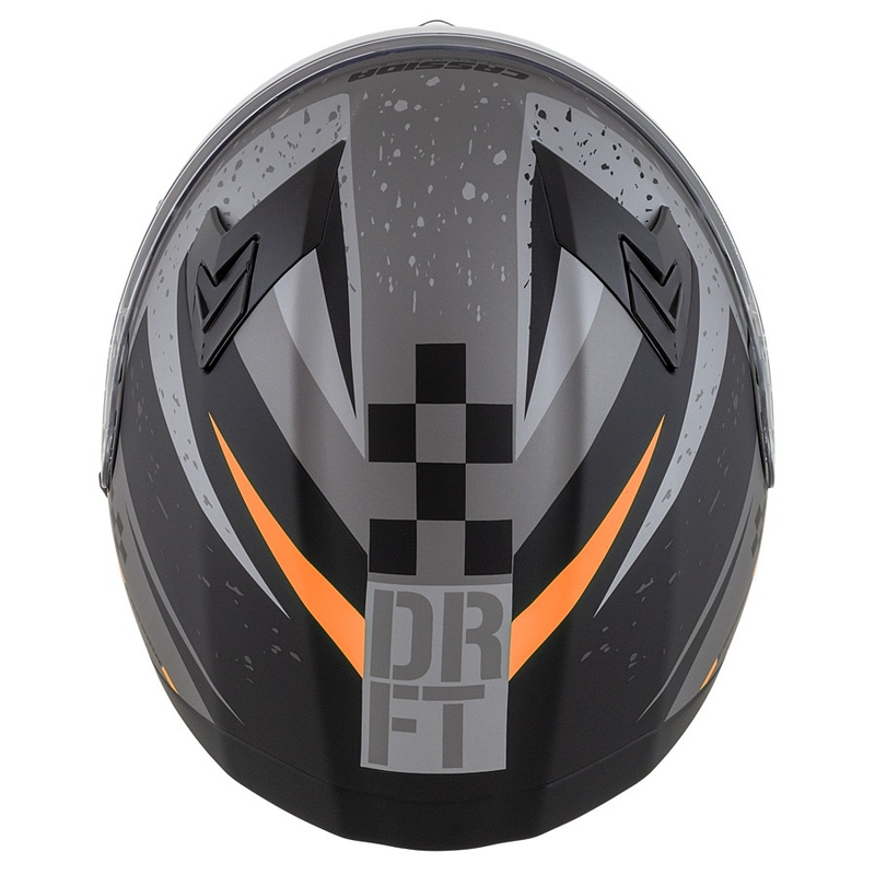 Kask integralny Cassida Integral 3.0 DRFT matowy szaro-czarno-pomarańczowy