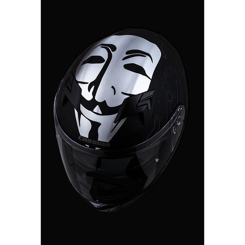 Kask integralny Cassida 3.0 Hack zielono-czarny mat