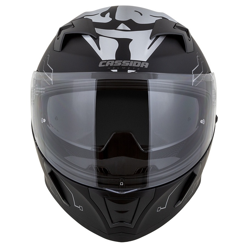 Kask integralny Cassida 3.0 Hack Vision szaro-srebrno-czarny mat wyprzedaż