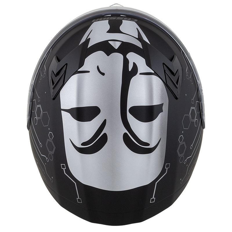Kask integralny Cassida 3.0 Hack Vision szaro-srebrno-czarny mat wyprzedaż