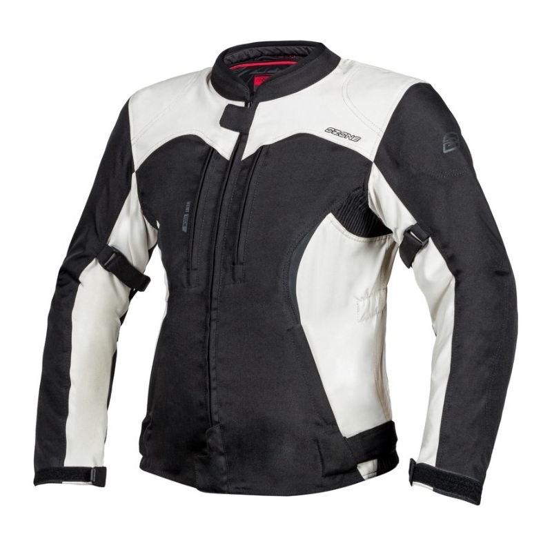 Damska kurtka motocyklowa Ozone Delta IV czarno-jasnoszara outlet. wyprzedaż