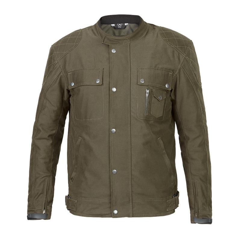 Kurtka motocyklowa 4SQUARE Freeman khaki zielony
