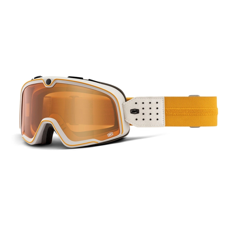 Okulary 100% BARSTOW Oceanside Persimmon pomarańczowo-biały (pomarańczowa plexi)
