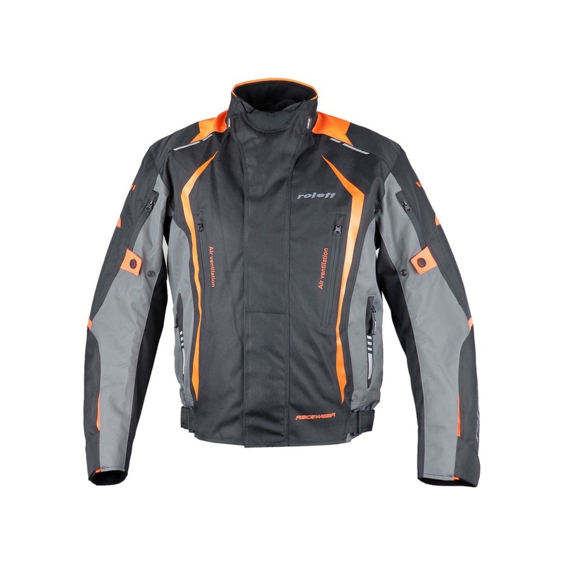 Kurtka motocyklowa Roleff Olpe black-grey-orange outlet