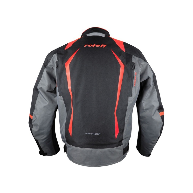 Kurtka motocyklowa Roleff Olpe black-grey-red outlet wyprzedaż