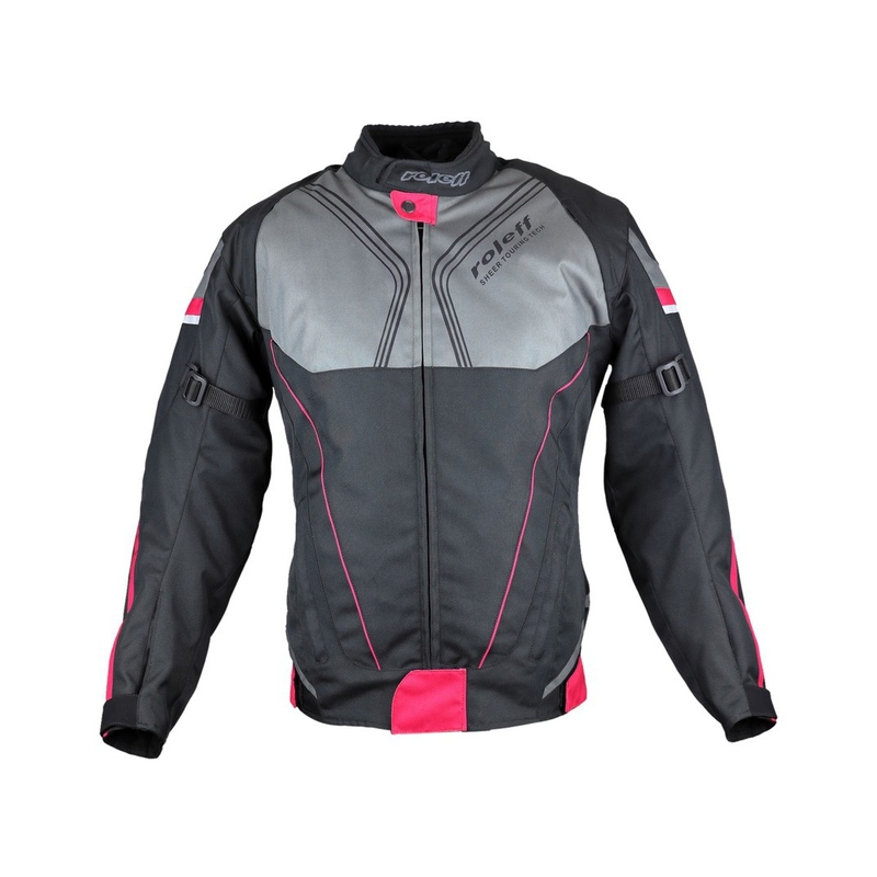 Damska kurtka motocyklowa Roleff Irma black-grey-pink outlet